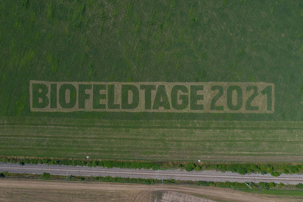 Schriftzug Biofeldtage 2021